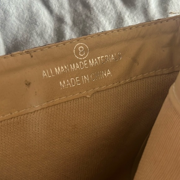 Liliana snake print with gold hardware 3” heel booties - Picture 3 of 14